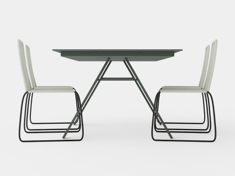 Davo Dining Set 3Dモデル