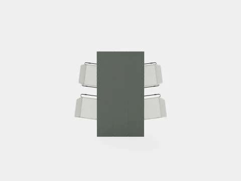 Davo Dining Set 3D Model