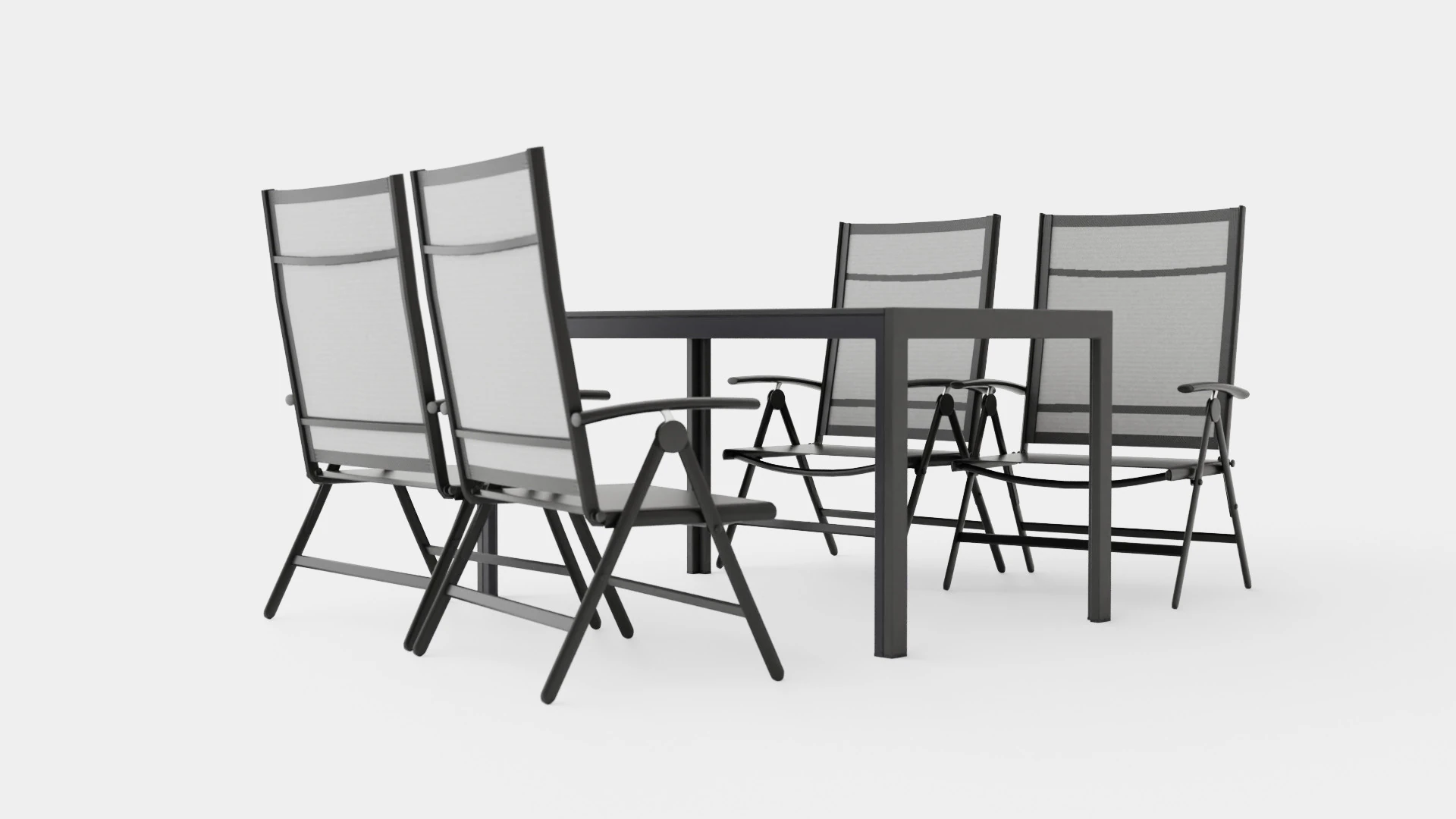 Set da pranzo Mora Modello 3D .c4d .max .obj .3ds .fbx .stl .blend 