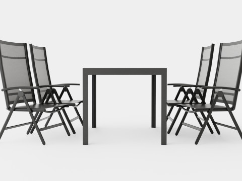 Mora Dining Set Model 3D