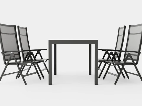 Set da pranzo Mora Modello 3D