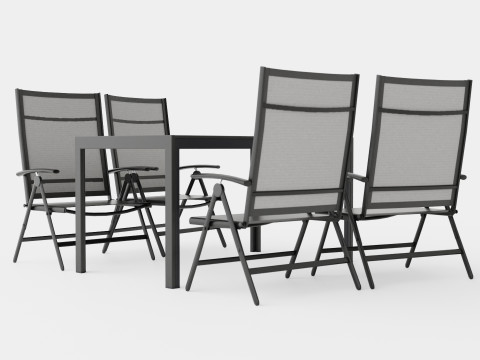 Mora Dining Set Model 3D