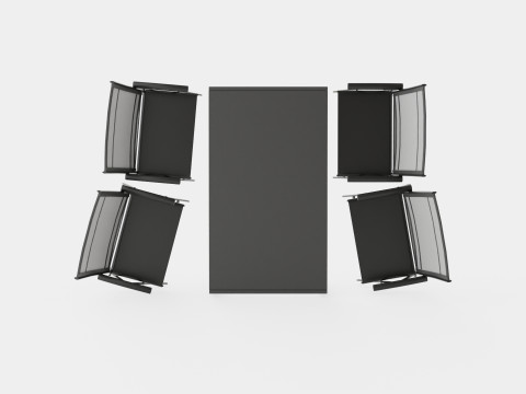 Mora Dining Set Model 3D