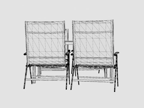 Set da pranzo Mora Modello 3D