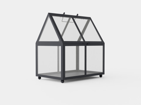 Mini Metal Greenhouse 3D Model