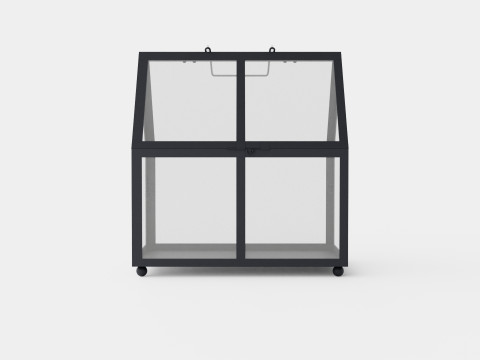 Mini Metal Greenhouse Modèle 3D