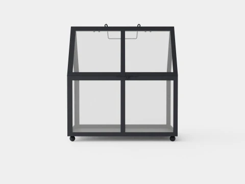 Mini Metal Greenhouse 3D Model