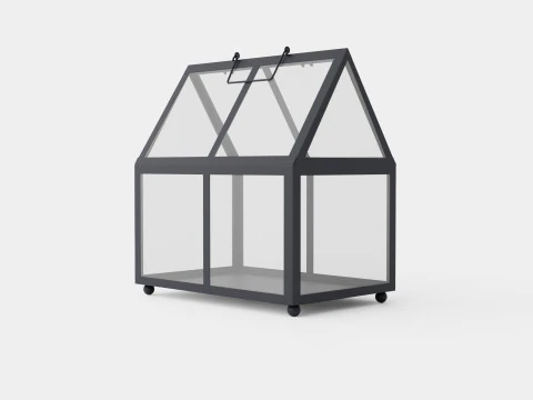 Mini Metal Greenhouse 3D Model