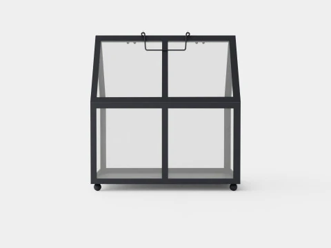 Mini Metal Greenhouse 3D Model