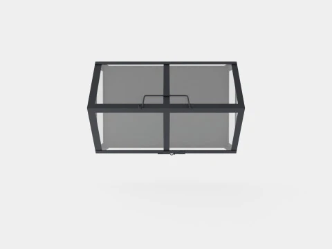 Mini Metal Greenhouse 3D Model