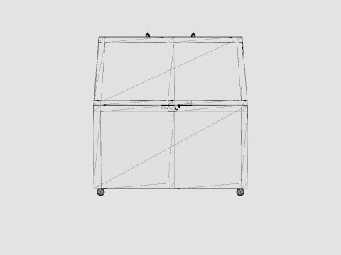 Mini Metal Greenhouse 3D Model