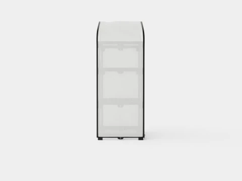 PVC Mini Greenhouse 3D Model