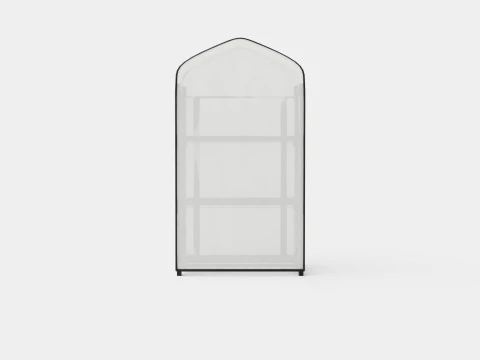 PVC Mini Greenhouse 3D Model