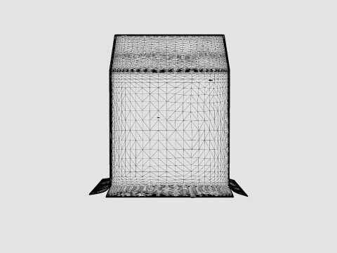 Walk in green house 3D Model