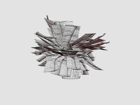 Nephrolepis ex Green Lady 3D 모델