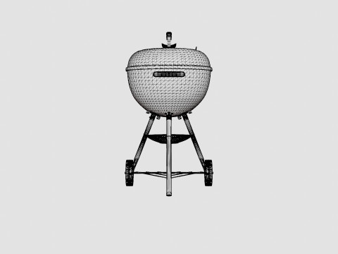 BarBKettle Black 3D Model