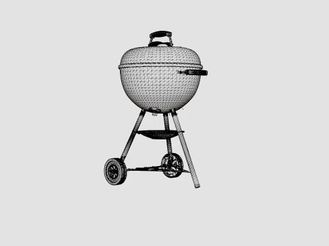 BarBKettle Negro Modelo 3D