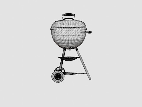 BarBKettle Black 3D Model