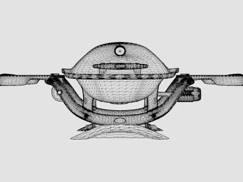 Weber Q1200 Modelo 3D