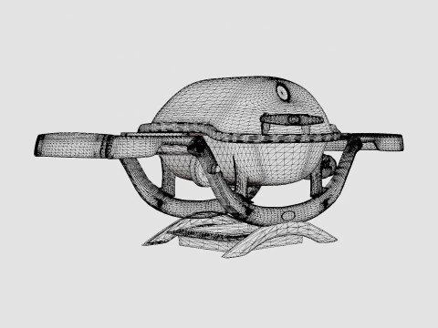 Weber Q1200 Modelo 3D