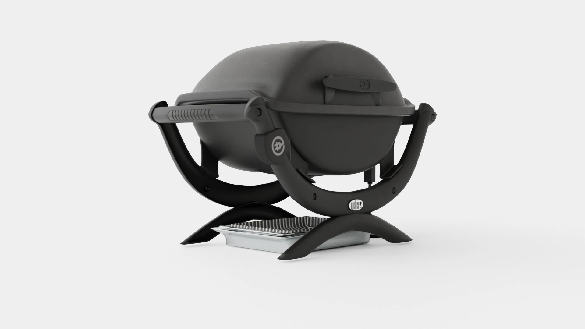 Weber Q1400 Dark Grey 3D Model .c4d .max .obj .3ds .fbx .stl .blend 