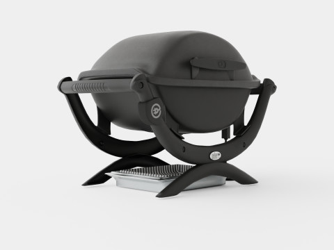 Weber Q1400 Dark Grey 3D Model