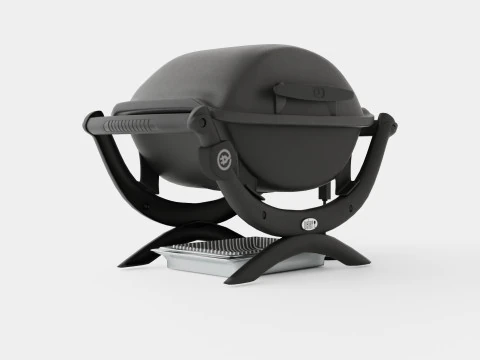 Weber Q1400 Gris Oscuro Modelo 3D