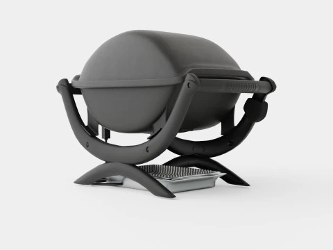 Weber Q1400 Dark Grey 3D Model