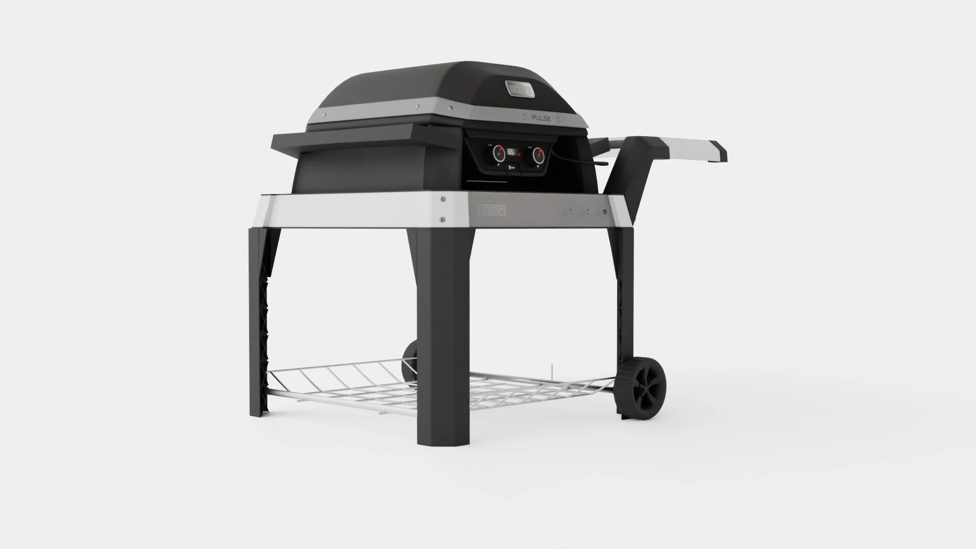 Pulse 2000 black w cart 3D Model .c4d .max .obj .3ds .fbx .stl .blend