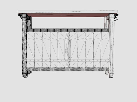 Unidad Grillbord Modelo 3D