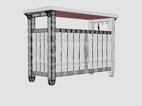 Grillbord Unity 3D Модель