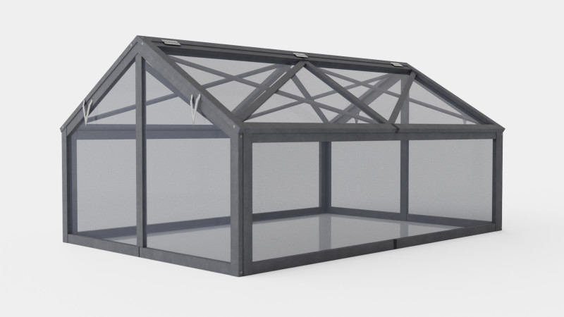 Greenhouse Ingrid 3D मॉडल .c4d .max .obj .3ds .fbx .stl .blend 