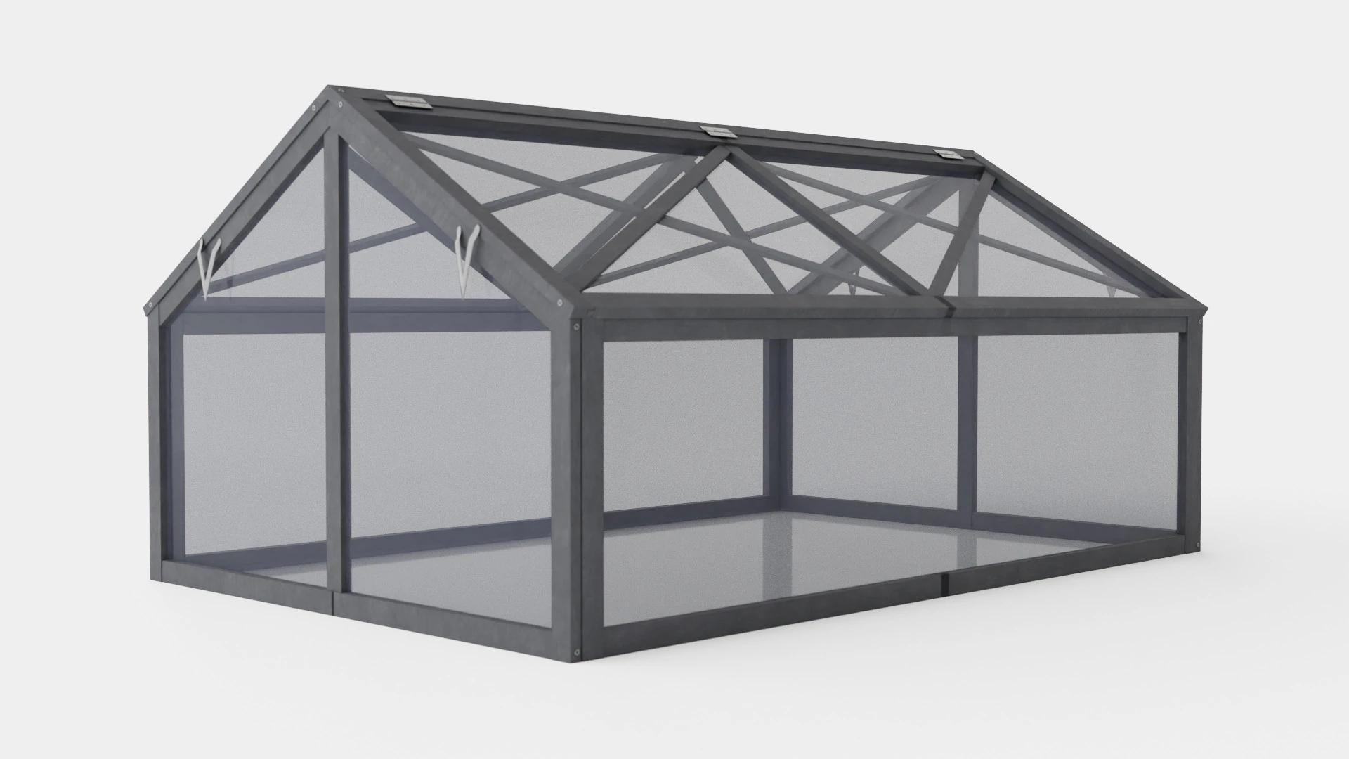 Greenhouse Ingrid 3D Model .c4d .max .obj .3ds .fbx .stl .blend 