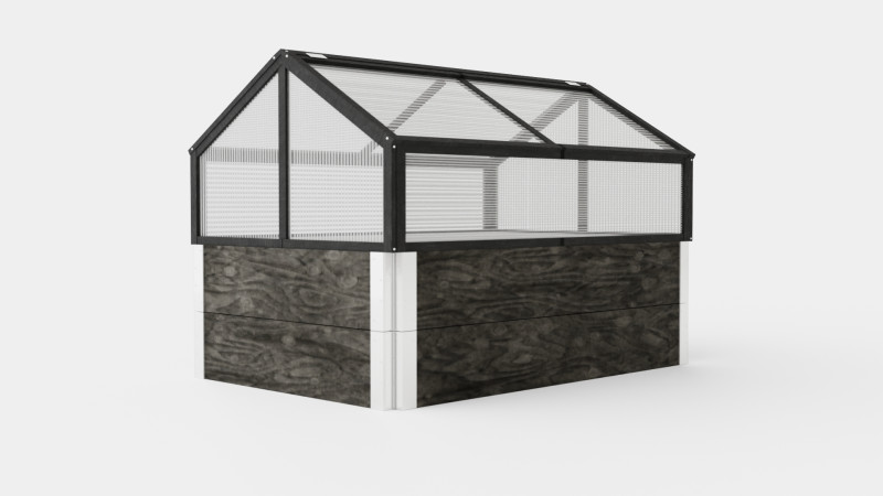 Greenhouse Vaxthus Stina 3D Модель .c4d .max .obj .3ds .fbx .stl .blend 