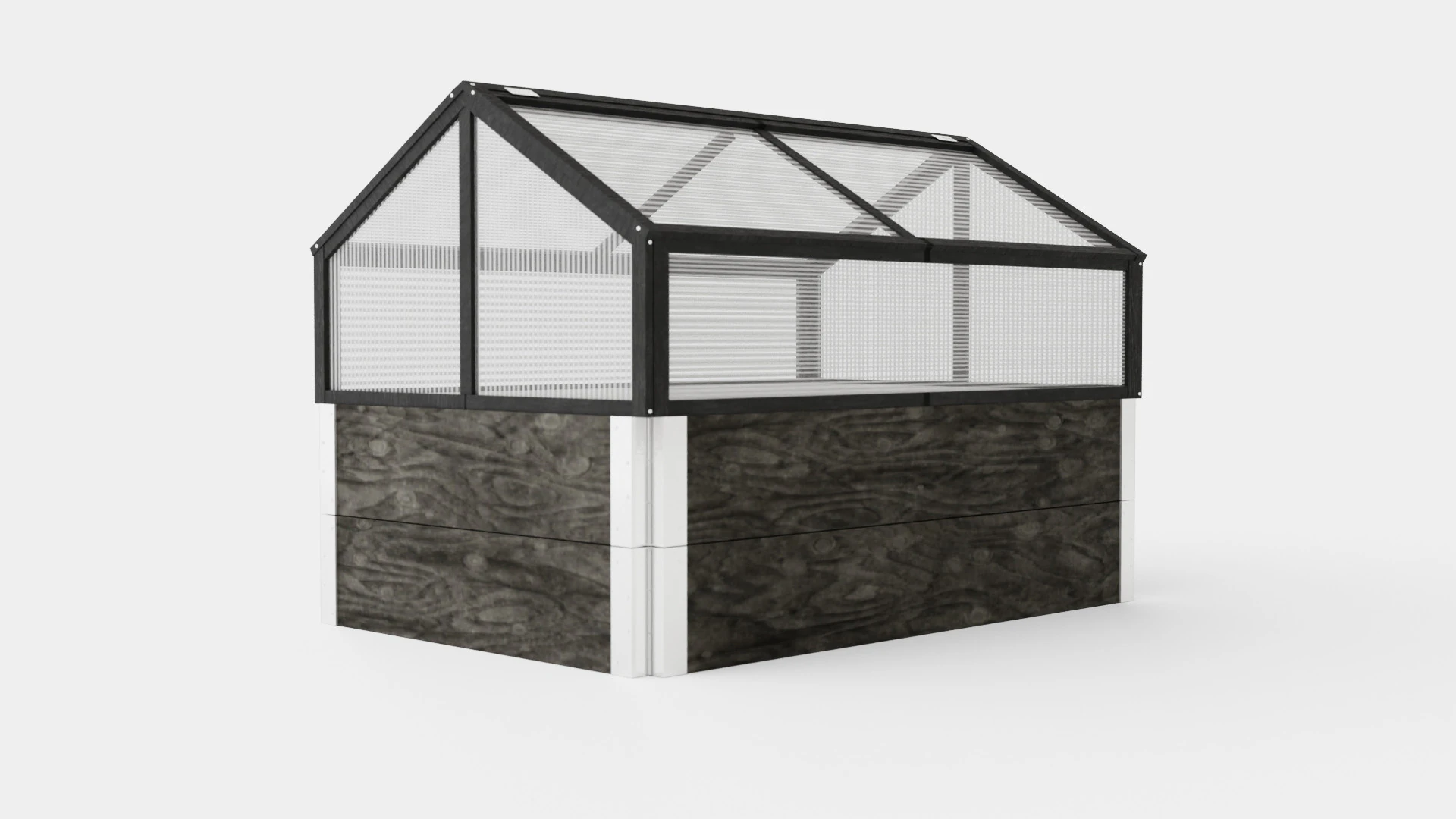 Greenhouse Vaxthus Stina 3D Model .c4d .max .obj .3ds .fbx .stl .blend 