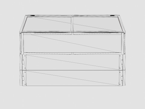 Greenhouse Vaxthus Stina 3D Модель