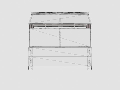 Greenhouse Vaxthus Gaia 3D Model