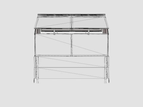 Greenhouse Vaxthus Gaia 3D Model