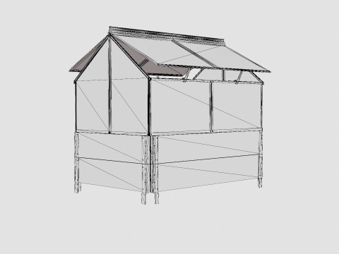 Greenhouse Vaxthus Gaia 3D Model