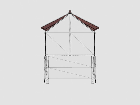 Greenhouse Vaxthus Gaia 3D Model