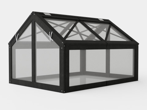 Greenhouse Vaxthus Eleonore 3D Model