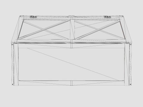 Greenhouse Vaxthus Eleonore 3D Model
