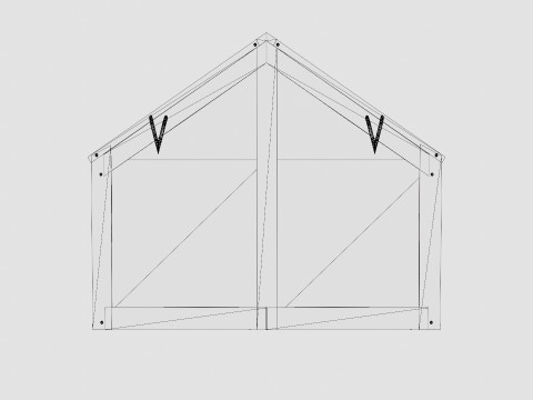 Greenhouse Vaxthus Eleonore Model 3D