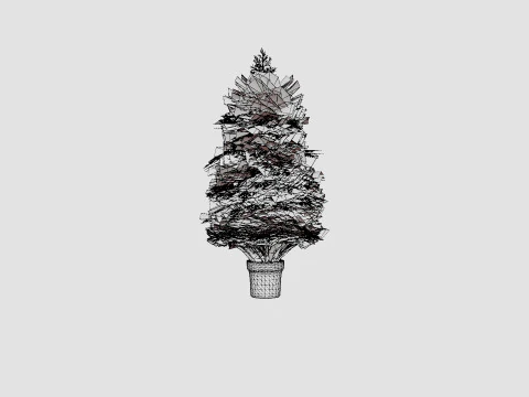 ARTIFICIAL CHRISTMAS JUNIPER 3D Model