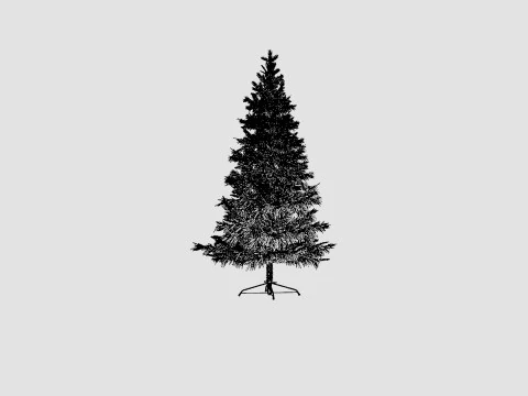 ARTIFICIAL CHRISTMAS TREE 3D Model