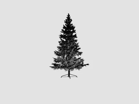 ARTIFICIAL CHRISTMAS TREE 3D Model