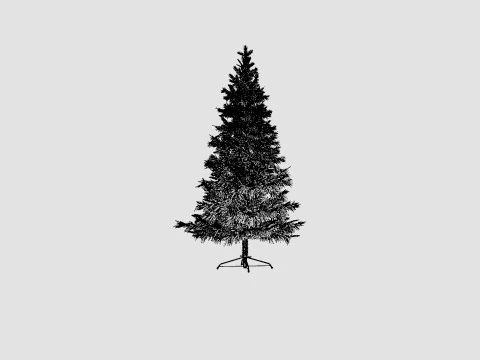 ARTIFICIAL CHRISTMAS TREE 3D Model