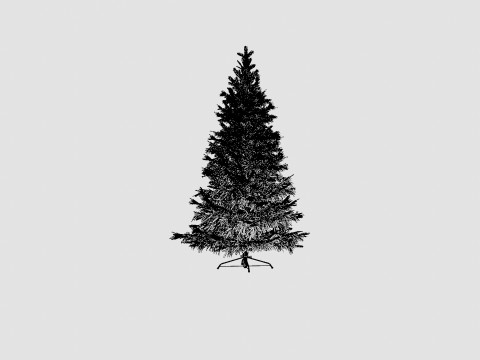 ARTIFICIAL CHRISTMAS TREE 3D Модель