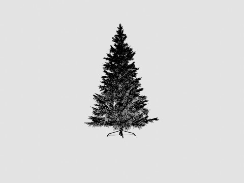 ARTIFICIAL CHRISTMAS TREE 3D Модель