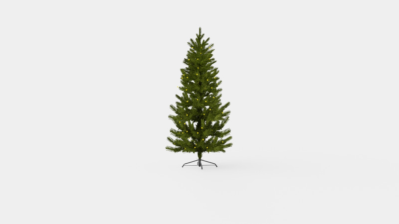 Narvik Artificial Christmas Tree 3D Model .c4d .max .obj .3ds .fbx .stl .blend 